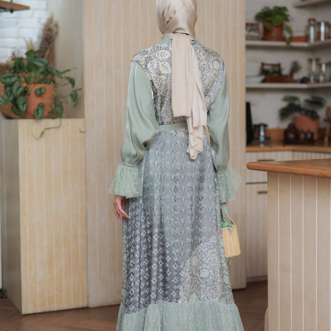 Sera Raya Baju Lebaran Ethnicmine Maxi Dress