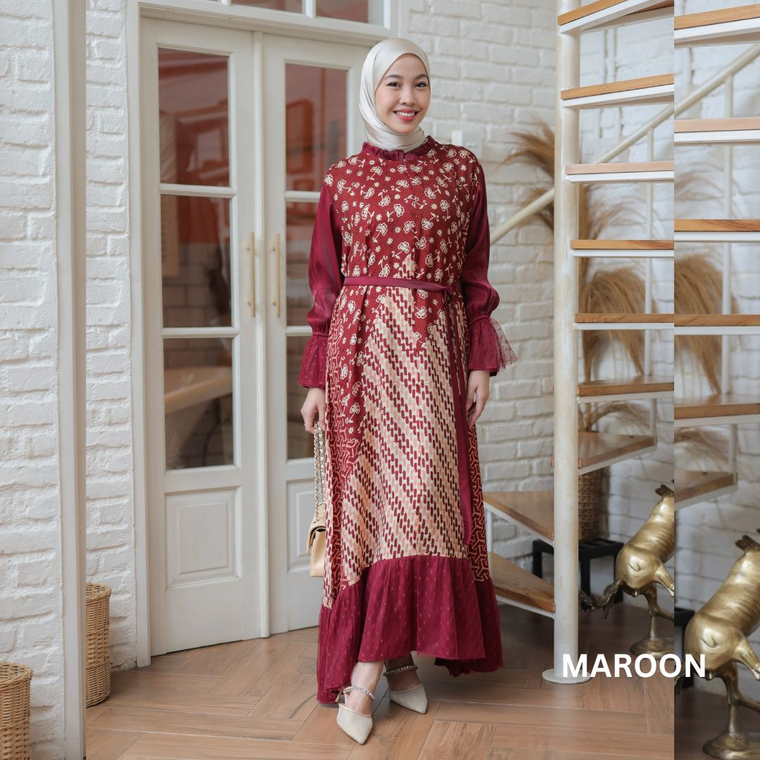 Sera Raya Baju Lebaran Ethnicmine Maxi Dress