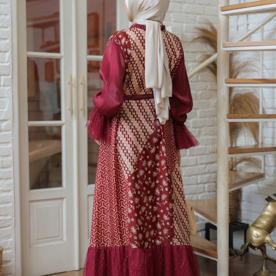 Sera Raya Baju Lebaran Ethnicmine Maxi Dress