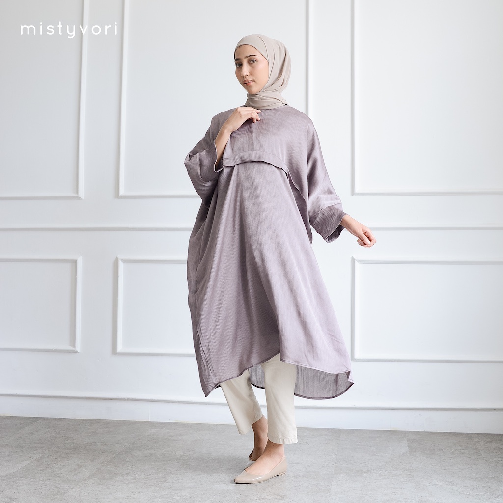 Mistyvori Luna Tunik Bahan Silk Cradenza