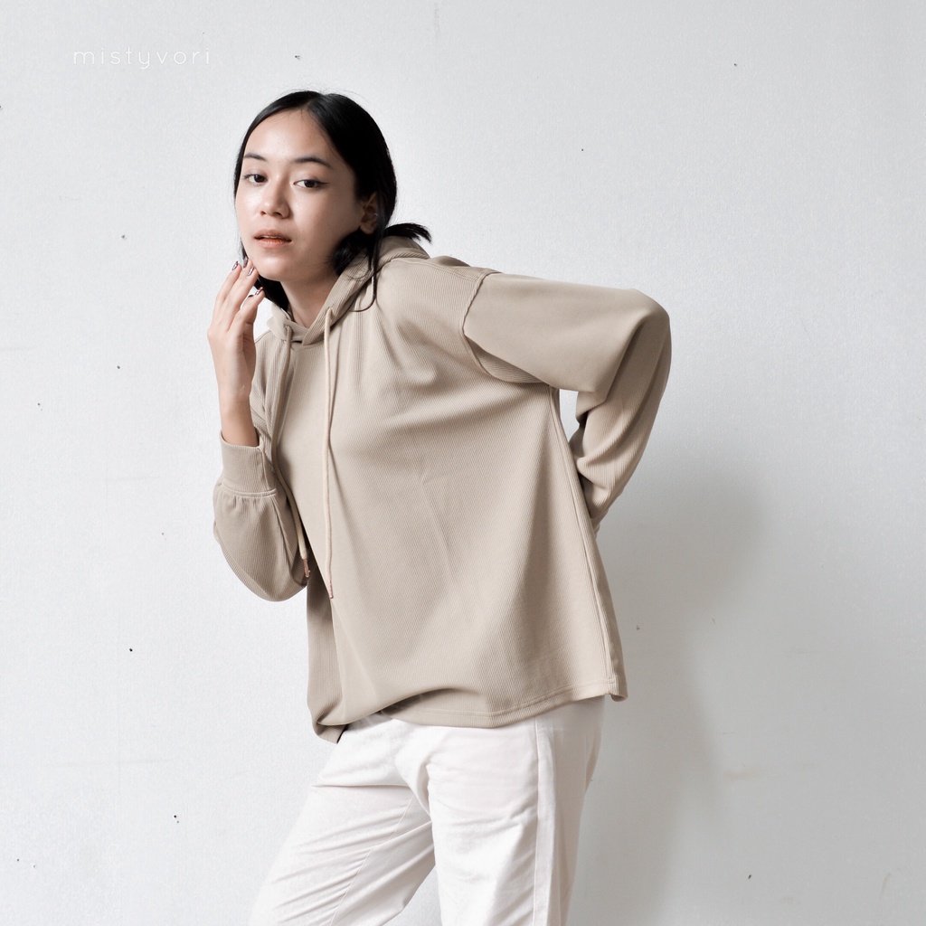 Mistyvori Ganni  Hoodie Bahan Suzy Knit