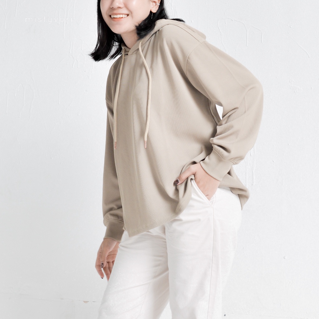 Mistyvori Ganni  Hoodie Bahan Suzy Knit