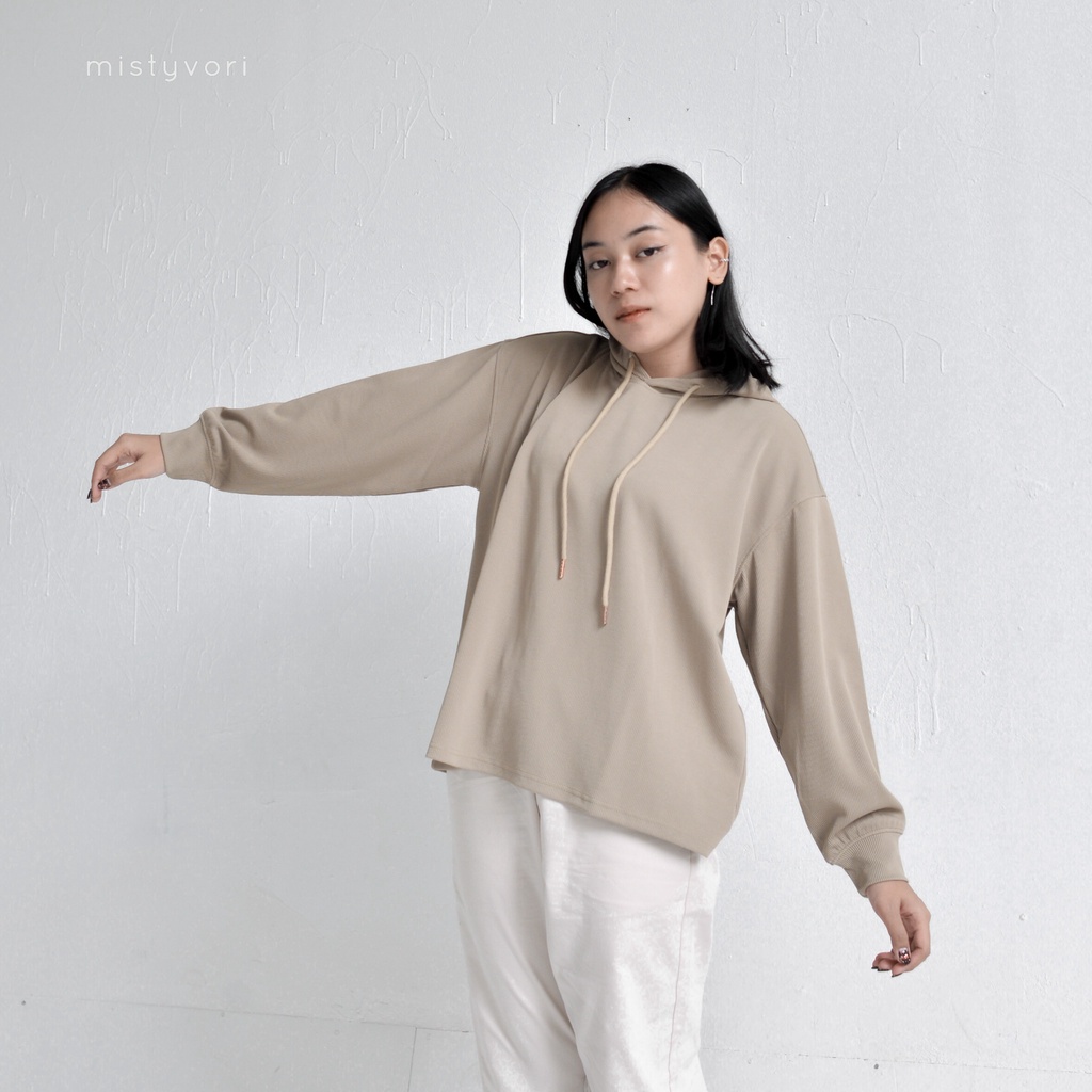 Mistyvori Ganni  Hoodie Bahan Suzy Knit