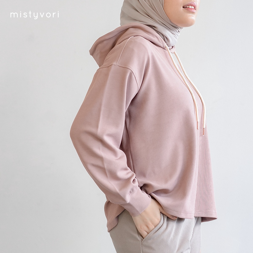 Mistyvori Ganni  Hoodie Bahan Suzy Knit