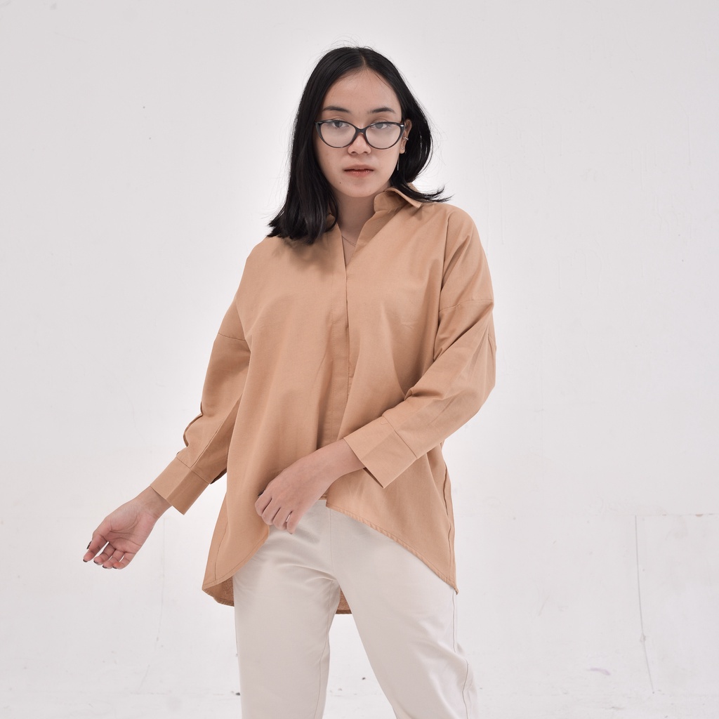 Mistyvori Nora Blouse Bahan Linen