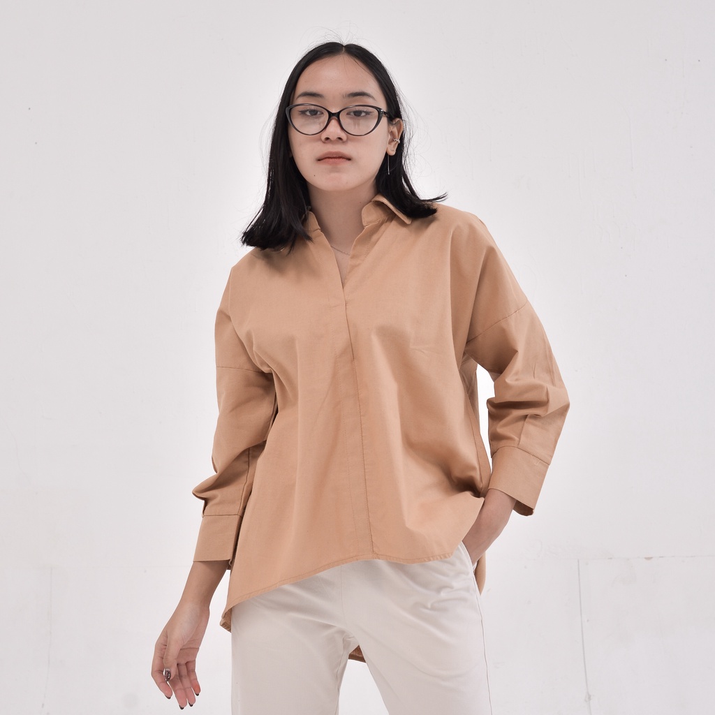 Mistyvori Nora Blouse Bahan Linen