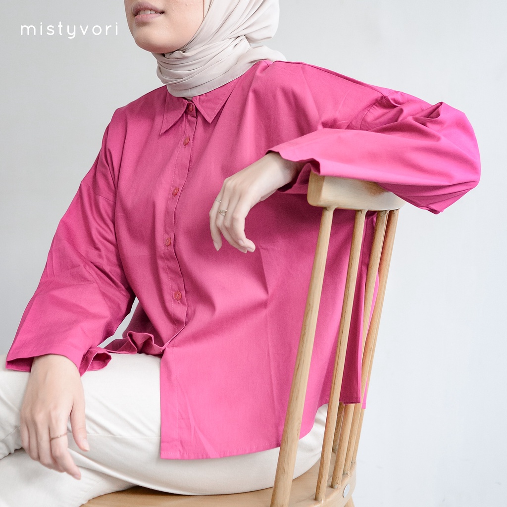 Mistyvori Selena Shirt Bahan Poplin