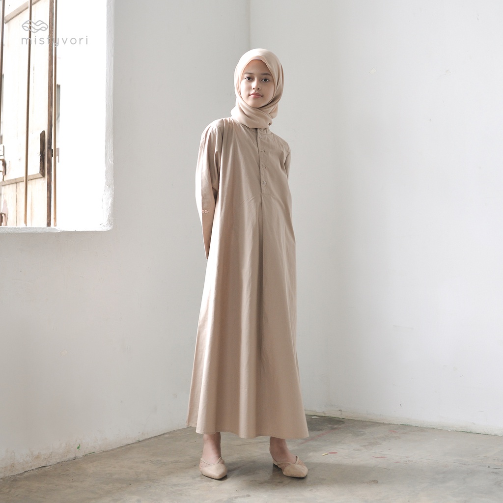 Mistyvori Hera Dress Kids Bahan Katun Poplin