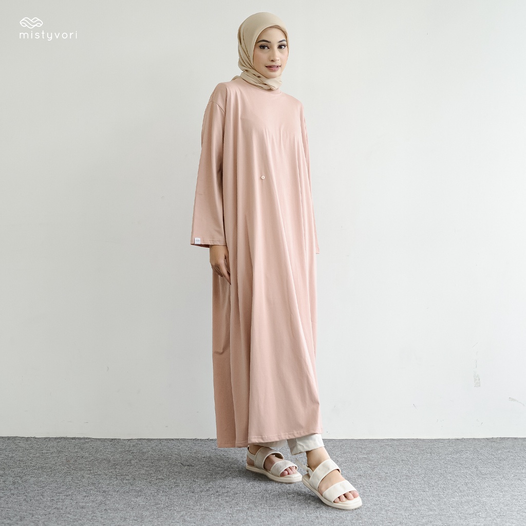 Mistyvori Leora Tunik Bahan Combed Atasan Wanita Muslim