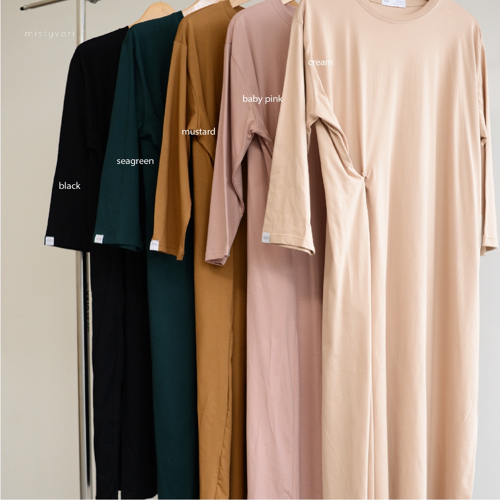 Mistyvori Leora Tunik Bahan Combed Atasan Wanita Muslim