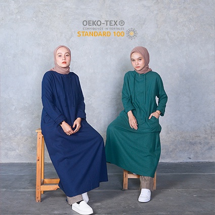 MISTYVORI | Kara Tunik Busui Bahan Polo Basic