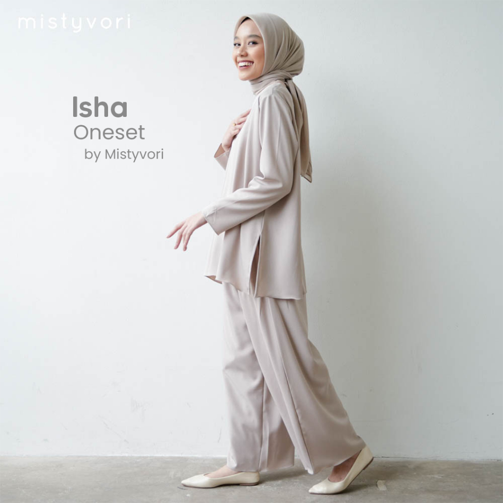 MISTYVORI Isha Oneset Polos Wanita Premium