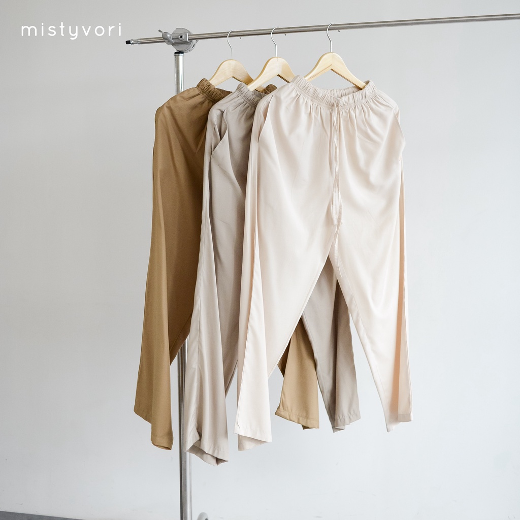 MISTYVORI | Mona Pants Celana Basic Wanita