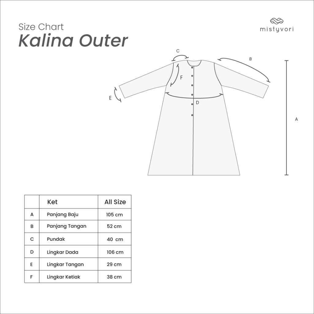 MISTYVORI | Kalina Outer Bordir Premium