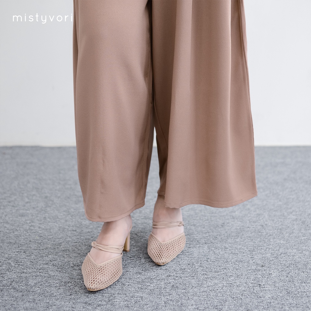 Mistyvori Kia Culottes Bahan Crepe Celana Muslim Panjang Wanita Kulot Bawahan