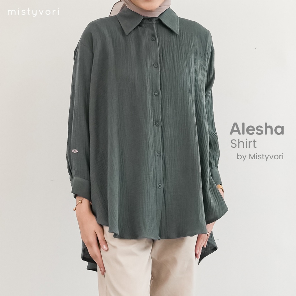 Alesha Shirt Kemeja Wanita Oversize