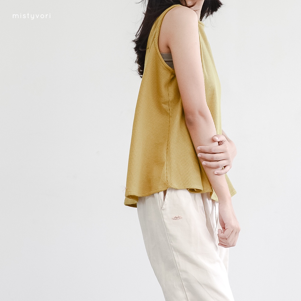 Mistyvori  | Ola Tank Bahan Waffle