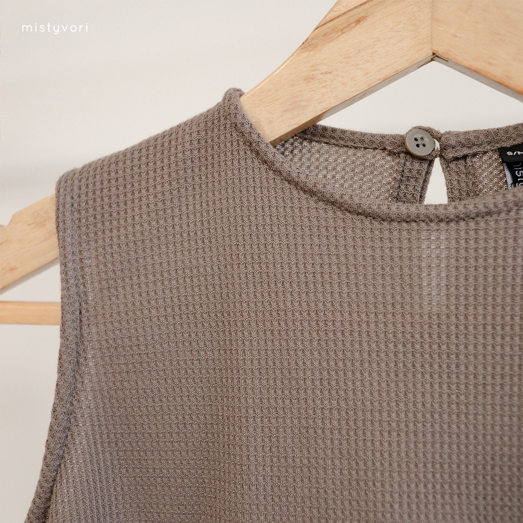 Mistyvori  | Ola Tank Bahan Waffle