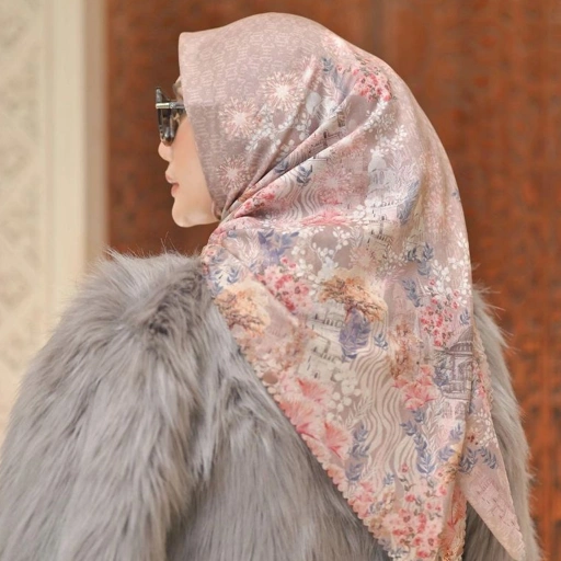 Image of Vanilla Hijab - Crystabella Scarf