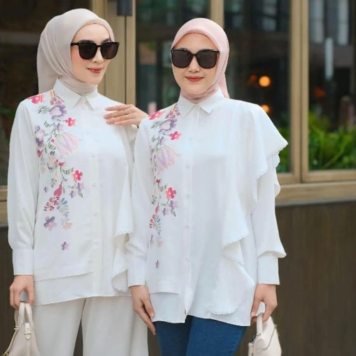Image of Vanilla Hijab - Arabelle Blouse