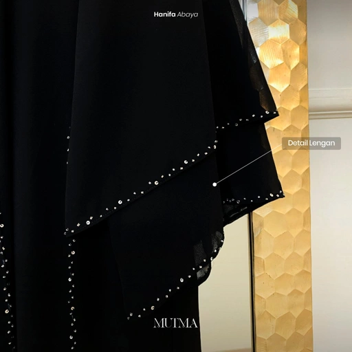 Image of MUTMA-Hanifa Abaya OUTER SAJA-Dress Muslim-Haji & Umroh-Ceruty Premium-Payet