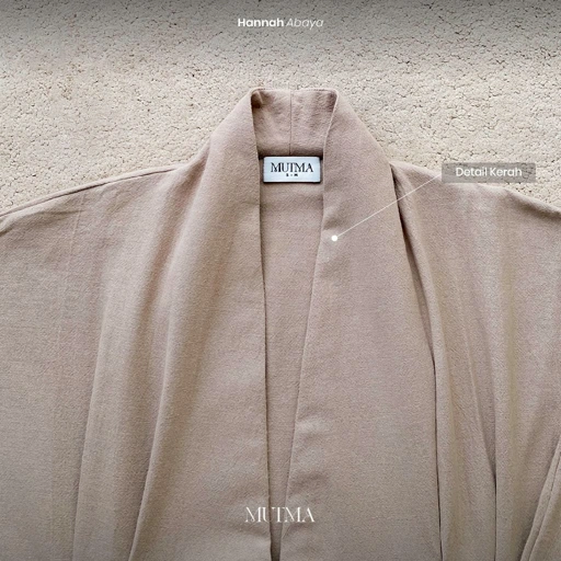 Image of Mutma - HANNAH ABAYA - Gamis dan Abaya - Abaya Bordir- Syar’i - Linen- Pakaian Muslim Wanita