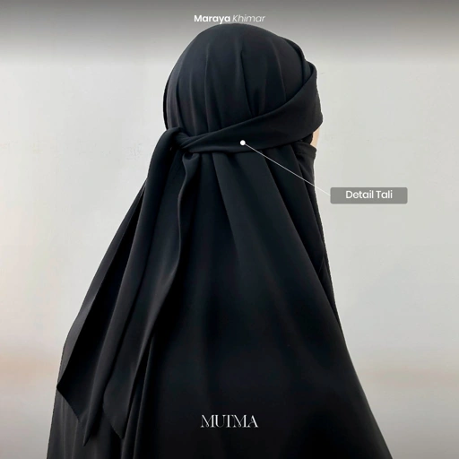 Image of Mutma - MARAYA KHIMAR - Hijab - French Khimar - Haji & Umroh - Ceruty- Pakaian Muslim Wanita