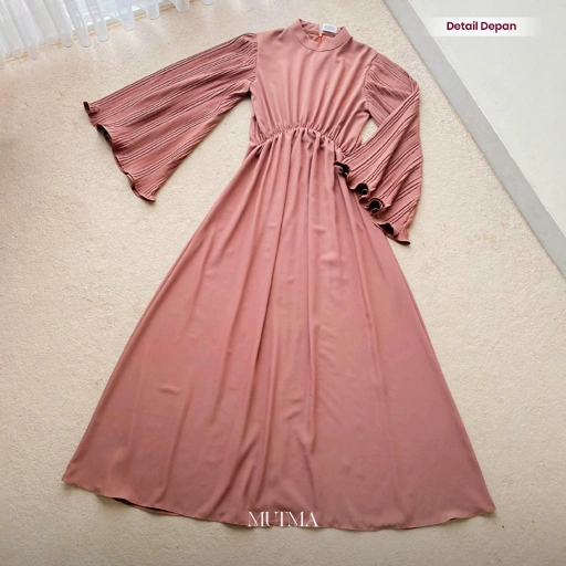 Image of Mutma - INAYAH ABAYA - Gamis dan Abaya - Abaya Pleats- Haji & Umroh - Abaya Plisket- Pakaian Muslim Wanita