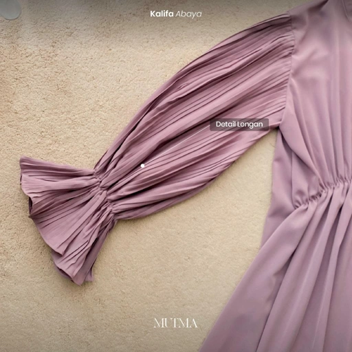 Image of Mutma - KALIFA ABAYA - Gamis dan Abaya - Abaya Pleats- Haji & Umroh - Abaya Plisket- Pakaian Muslim Wanita