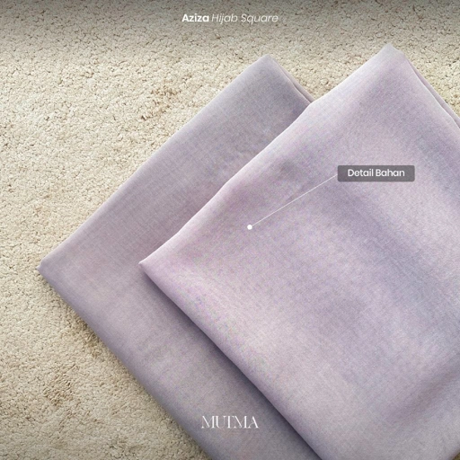 Image of Mutma -AZIZA HIJAB SQUARE- Hijab -Segiempat -Polos -Paris Japan Premium- Pakaian Muslim Wanita