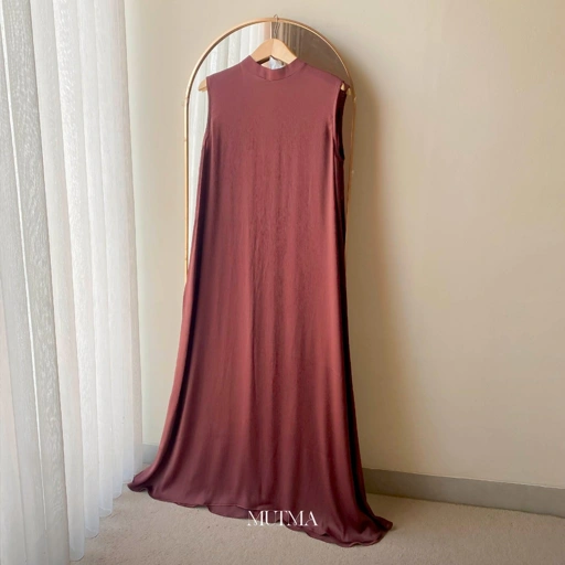 Image of Mutma - FAZILA INNER- Inner Abaya- Haji & Umroh - Royal silk- Pakaian Muslim Wanita