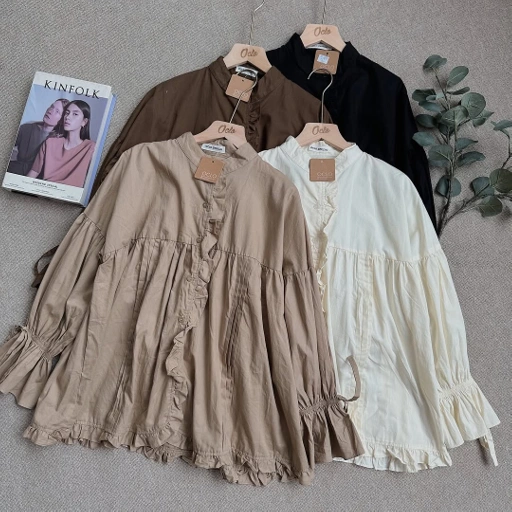 Image of Oclo Lafeya Shirt umpag oversize atasan casual basic dailywear