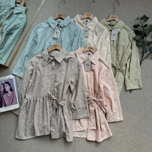 Image of Oclo Adelie Shirt Katbol Casual Basic Dailywear