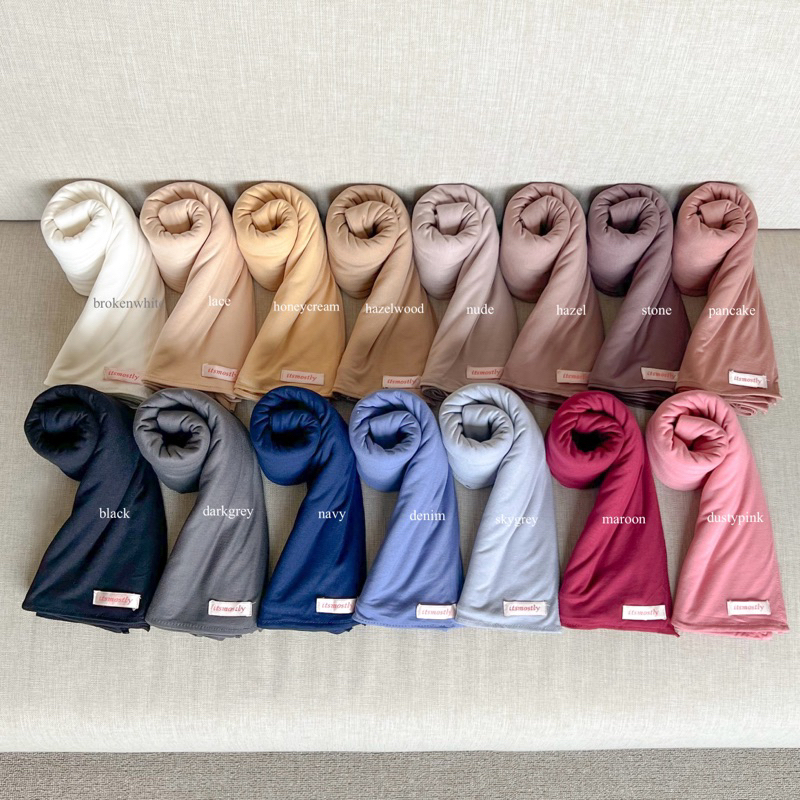 ITSMOSTLY - Lyra Pashmina (Pashmina Kaos Meleyot Premium)