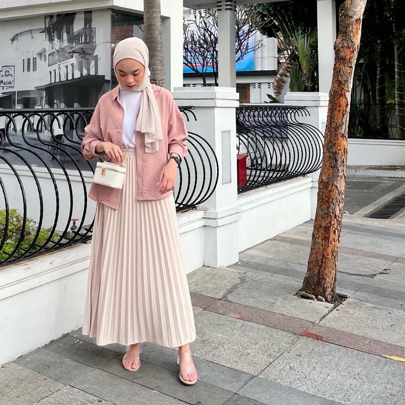 ITSMOSTLY - Basic Pleats Skirt (Rok Plisket Premium)