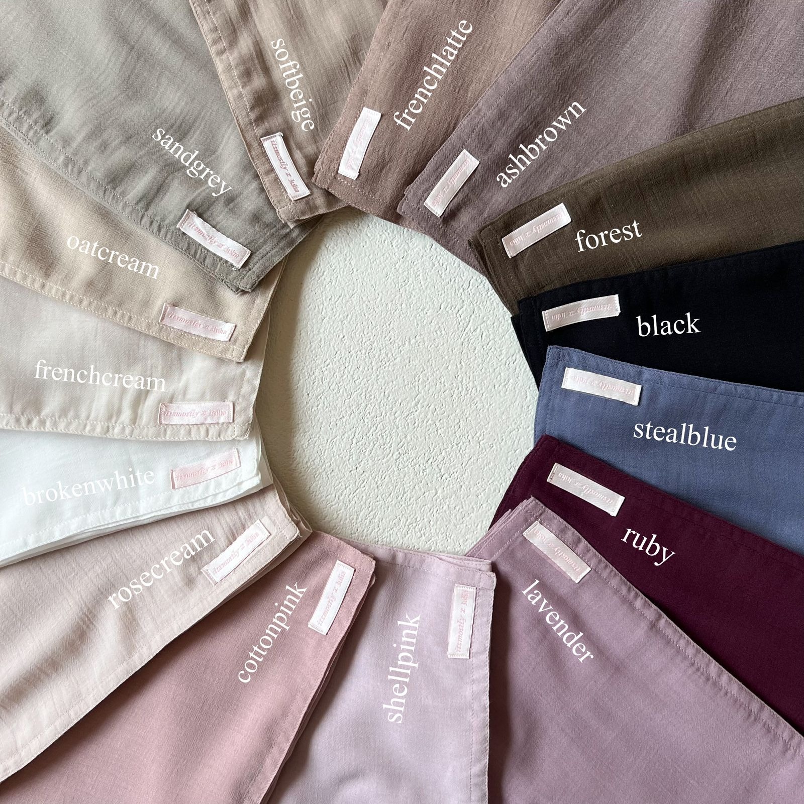 ITSMOSTLY - Jena Shawl x Julia (Pashmina Voal)