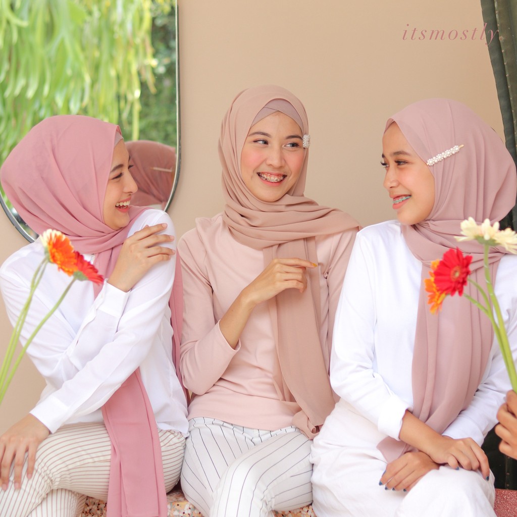 ITSMOSTLY - Qyura Shawl (Pashmina Chiffon Basic)