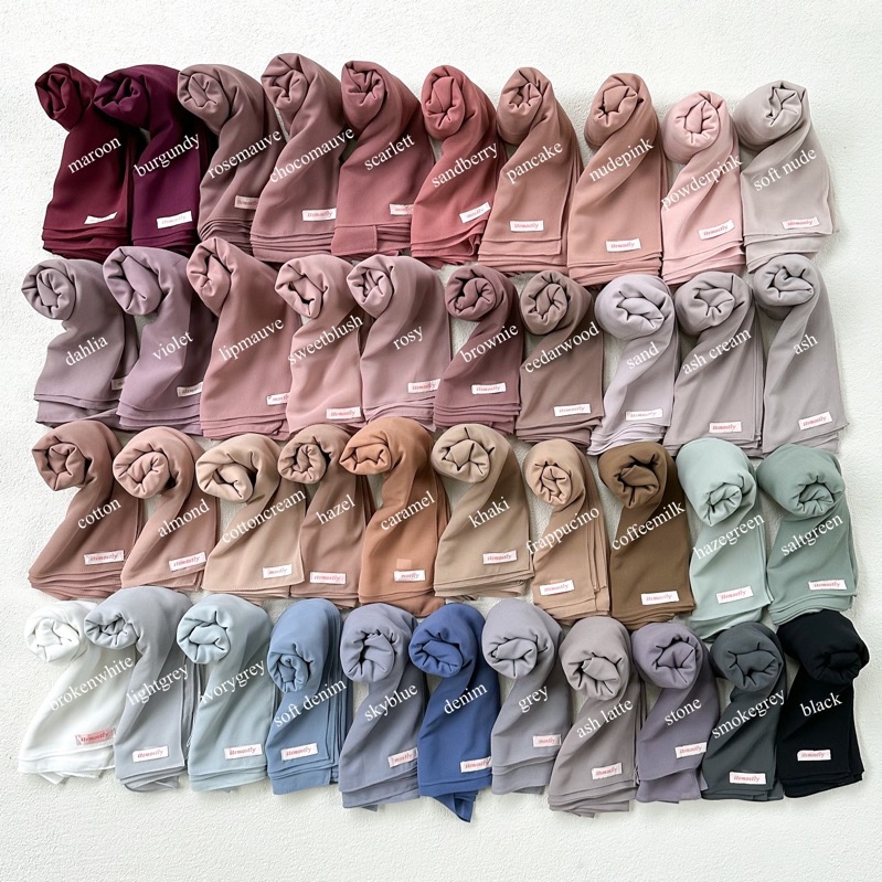 ITSMOSTLY - Qyura Shawl (Pashmina Chiffon Basic)