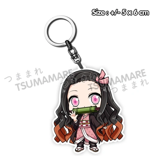 Image of Gantungan Kunci Acrylic Kimetsu no Yaiba Demon Slayer Kamado Nezuko