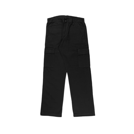 Image of Sentinel Black Twill Cargo Pants