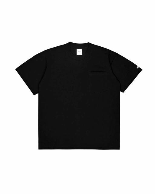 Image of Subi II Black Pocket Tees - AYE Fit