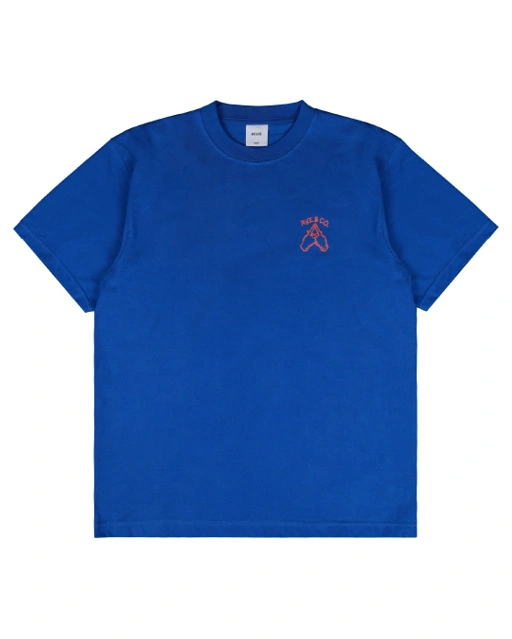 Image of AYE & CO - Signe Royal Blue Tees
