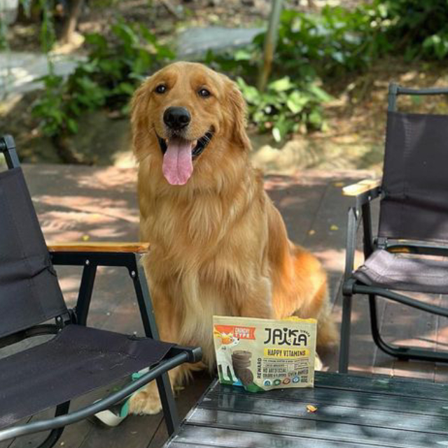 JAIKLA ขนมสุนัขเพื่อสุขภาพ สูตร HAPPY VITAMINS วิตามินสูง เสริมสร้างภูมิคุ้มกัน (80g)