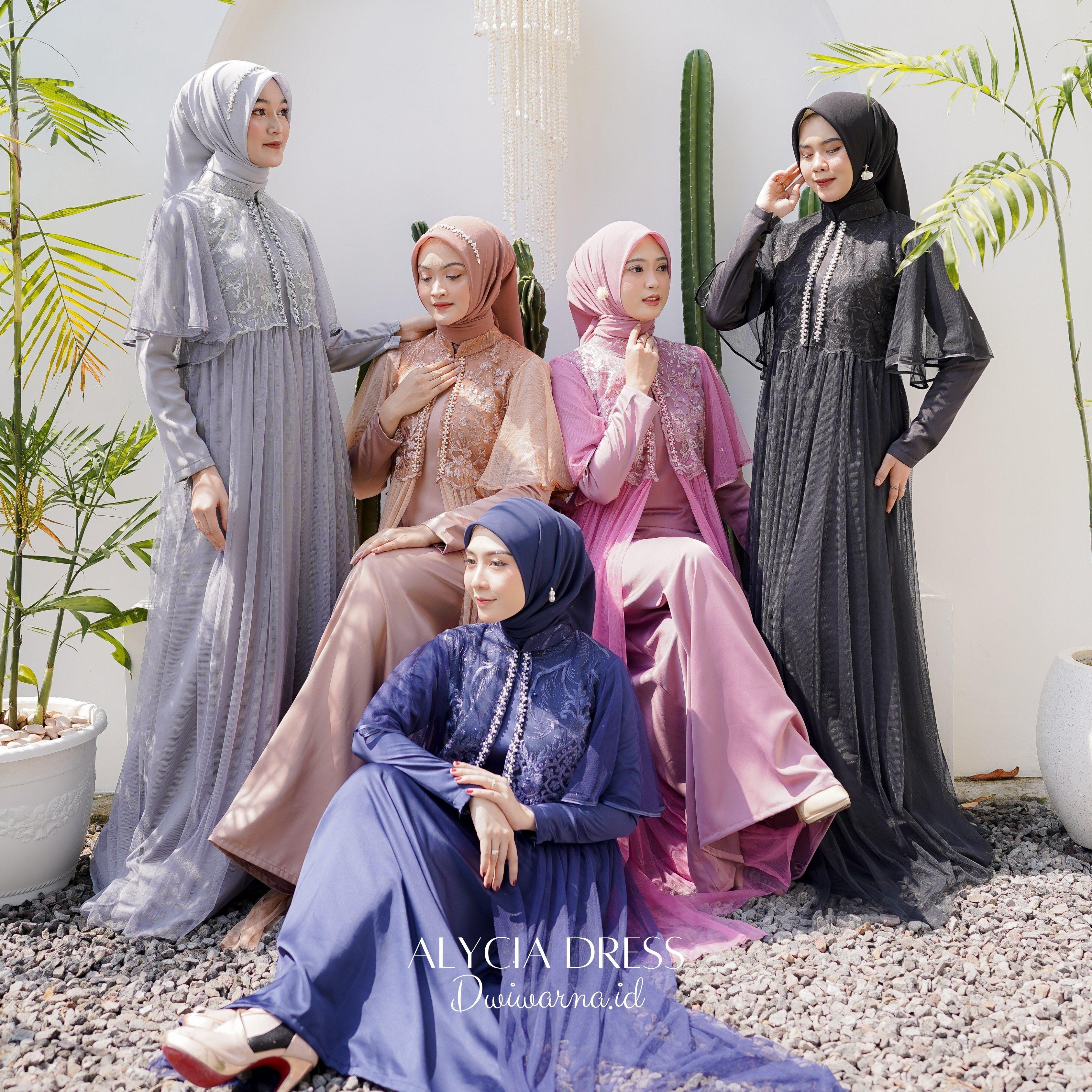 Alycia Dress Kondangan Ekonomis by Dwiwarna