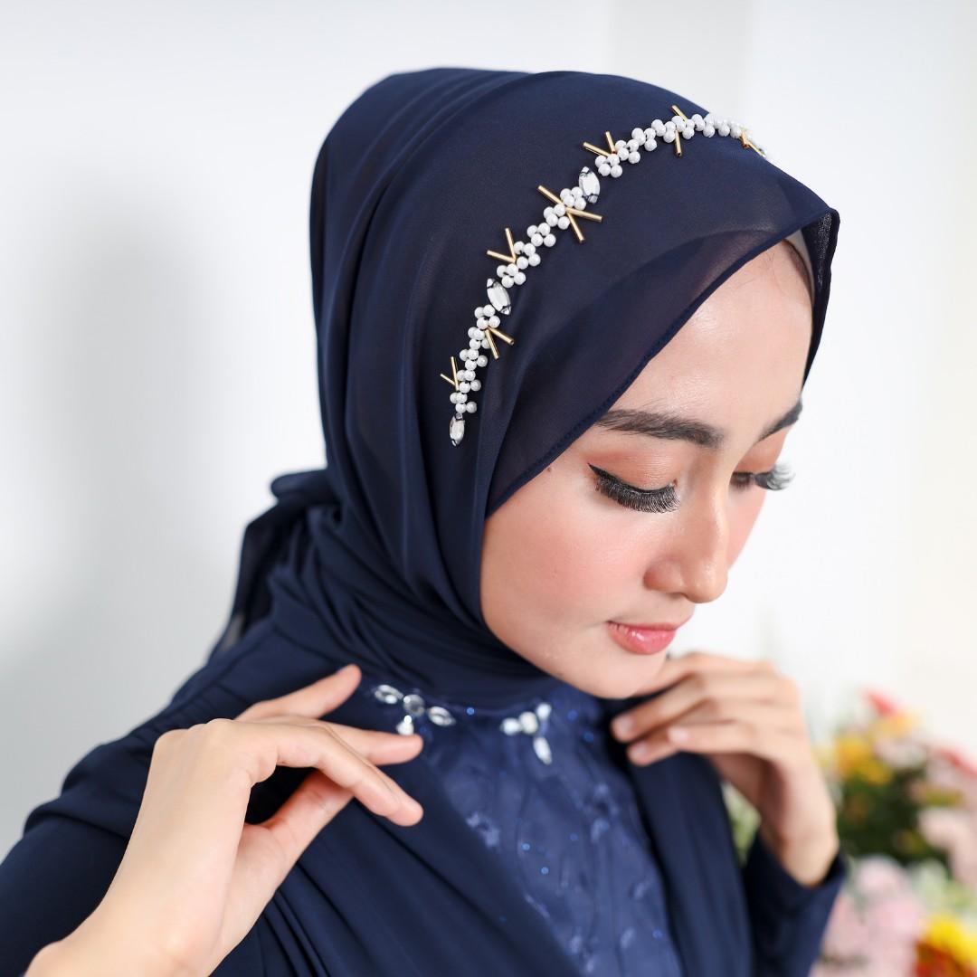 Hijab Pasmina payet mutiara Cantik Pashmina