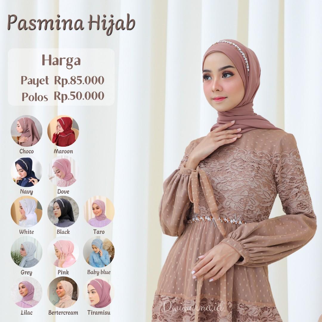 Hijab Pasmina payet mutiara Cantik Pashmina