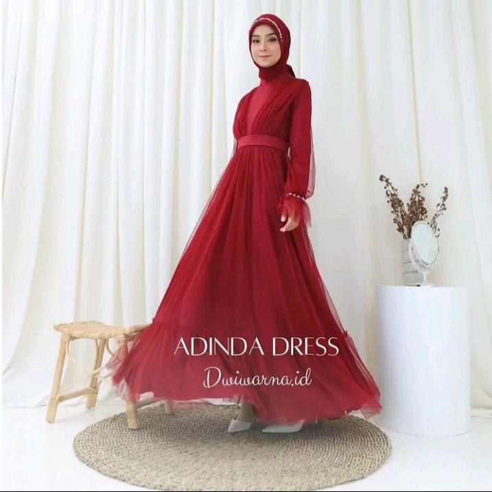 Adinda dress by @dwiwarna.id Kancing Muslim