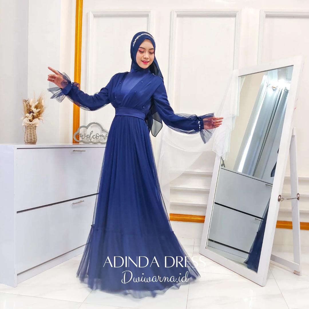 Adinda dress by @dwiwarna.id Kancing Muslim