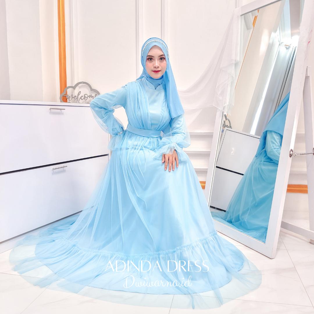 Adinda dress by @dwiwarna.id Kancing Muslim
