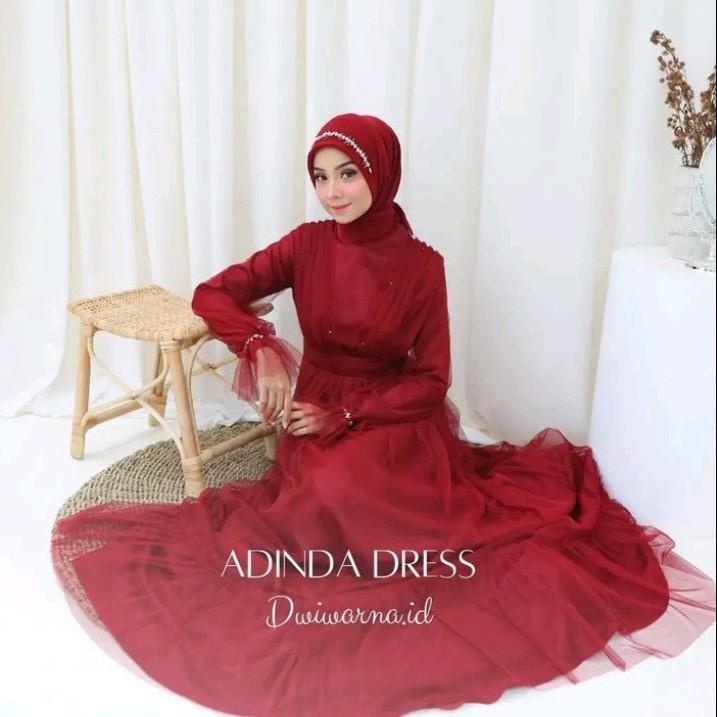 Adinda dress by @dwiwarna.id Kancing Muslim